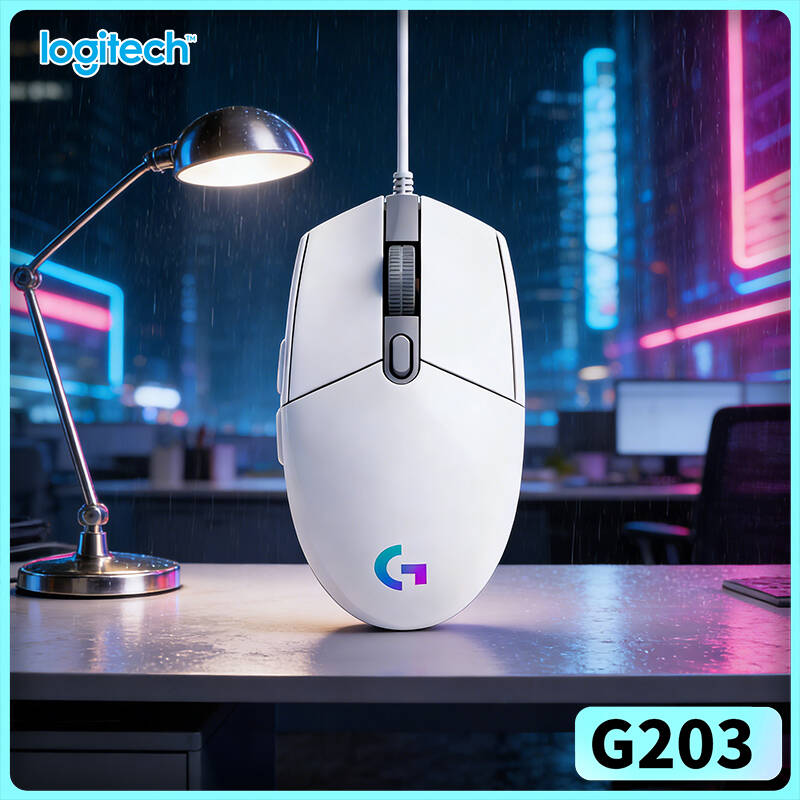Logitech Mouse G203 - Logitech G203 Kabelgebundene Gaming-Maus RGB-Hintergrundbeleuchtung 8000