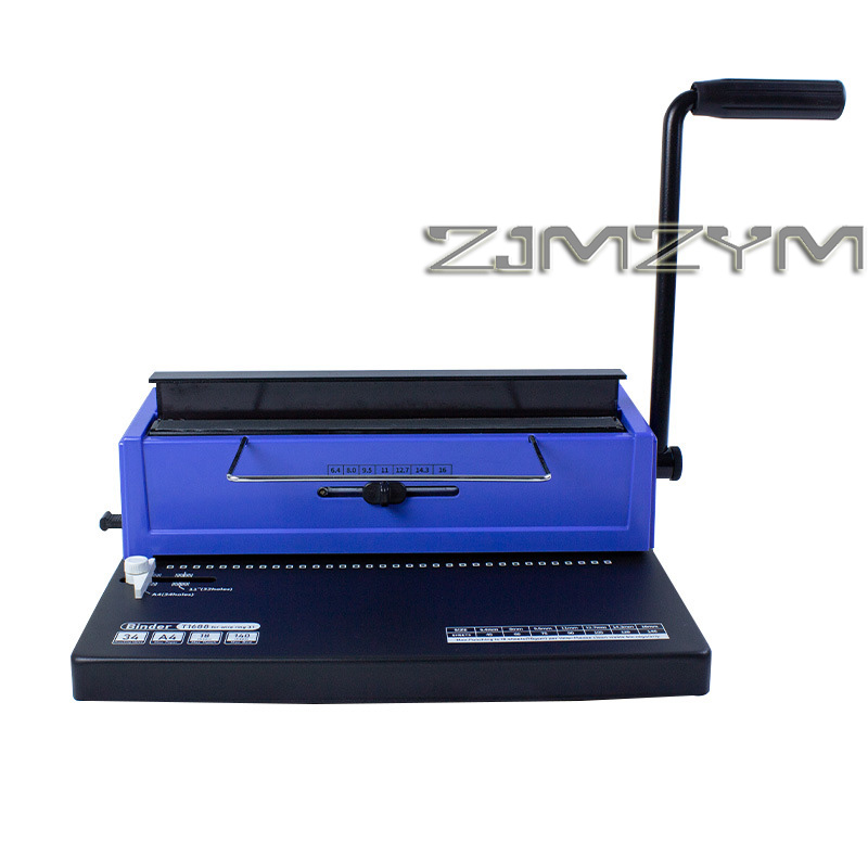 Binding Machine Comb - Quadratische/runde Lochbindemaschine mit 34 Löchern für
